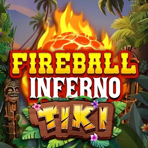 Fireball Inferno Tiki by NetEnt, showcased at possu-kasino.fi – game logo